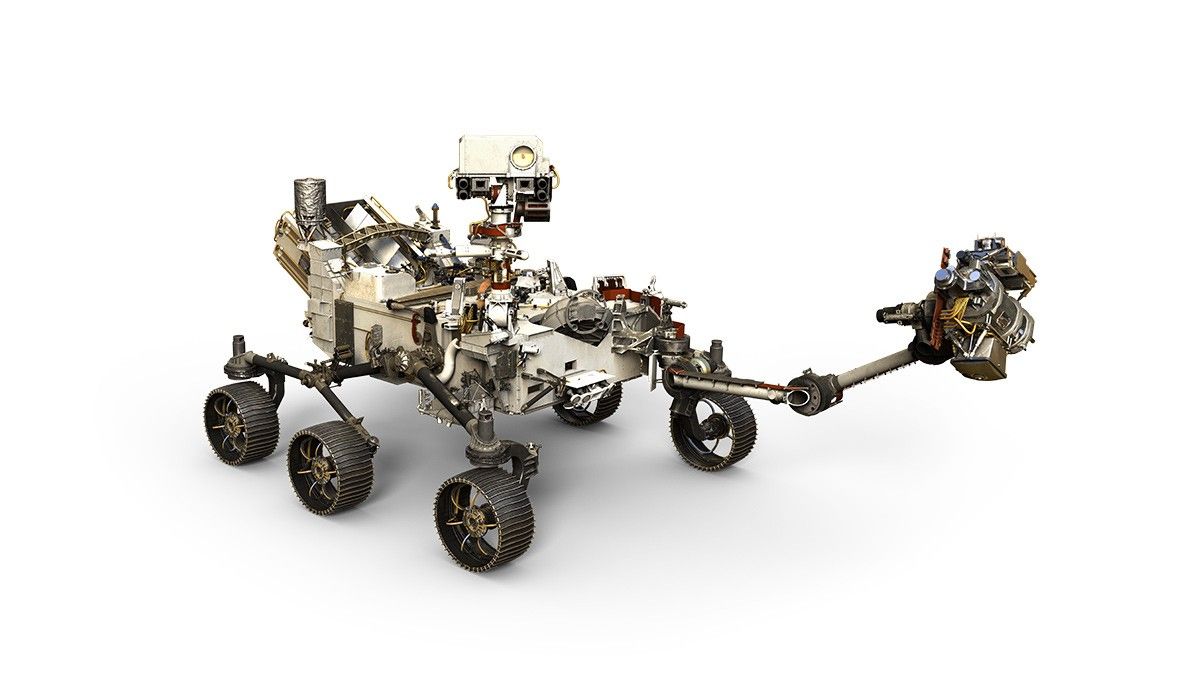 NASA Mars rover concept illustrating robotic surface mobility and science operations