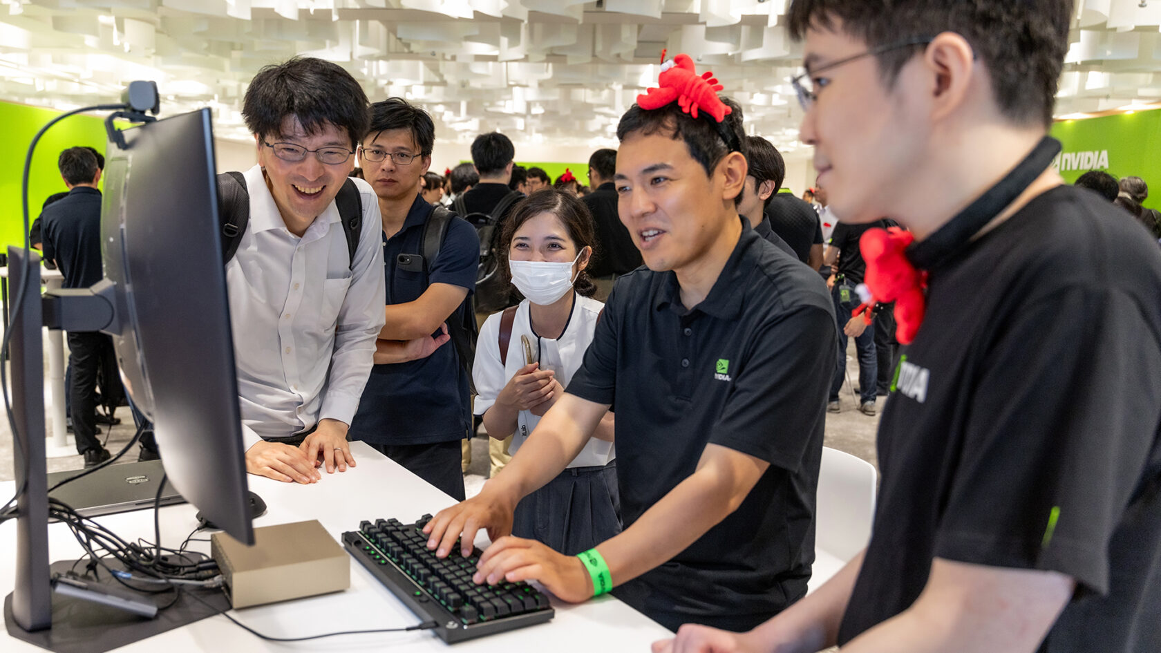 Developers build a robotic claw at NVIDIA’s Build-a-Claw event in Tokyo